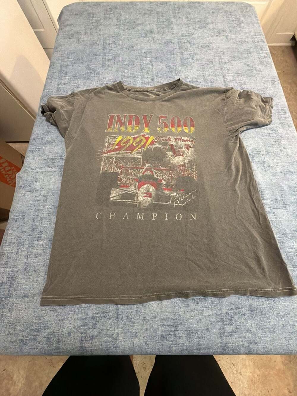 IndyCar 1991 Indianapolis 500 Rick Mears Champion Vintage T-Shirt